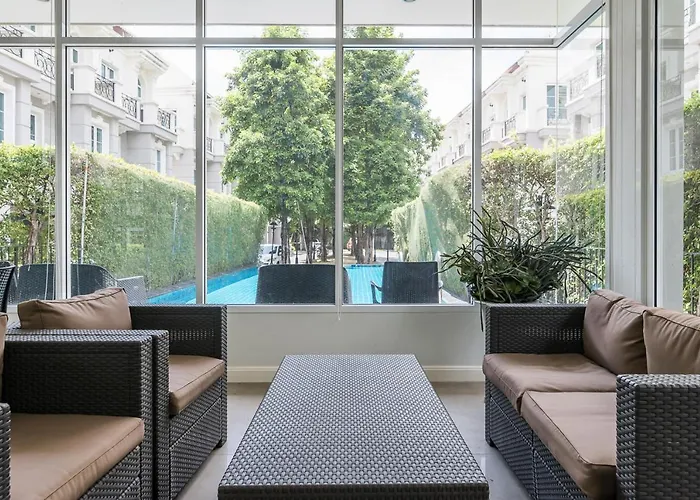 Villa Miq 808 Designer Townhouse Asok Bts - Entire 3 Bedroom With Pool - Sleeps 16 Guests *